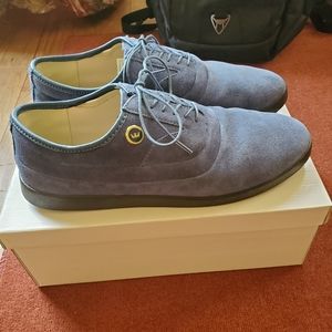 Supra Greco Blue Suede Skate Shoes Men's US 10.5 Excellent Shape